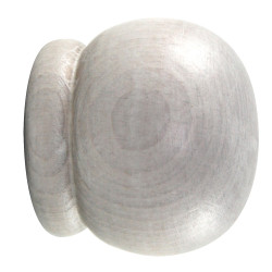 Embout tringle bois LAB blanc Ø28mm – Lot de 2 pièces | MOBOIS