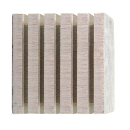 Embout de fermeture pour tringle en bois LAB cube blanc Ø 28 mm MOBOIS