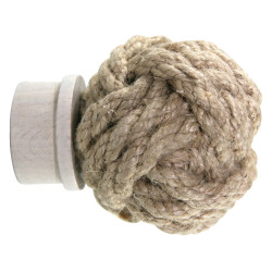 Embout de fermeture tringle bois LAB blanc – Finition parfaite | MOBOIS