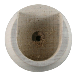 Naissance pour tringle en bois LAB blanc Ø 28 mm 2 pièces MOBOIS