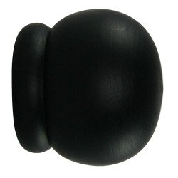 Embout tringle bois LAB noir mat – Finition élégante | MOBOIS