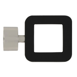 Embout tringle bois LAB carré noir mat – Finition parfaite | MOBOIS