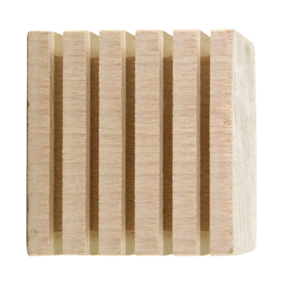Embout de fermeture pour tringle en bois LAB cube naturel Ø 28 mm MOBOIS