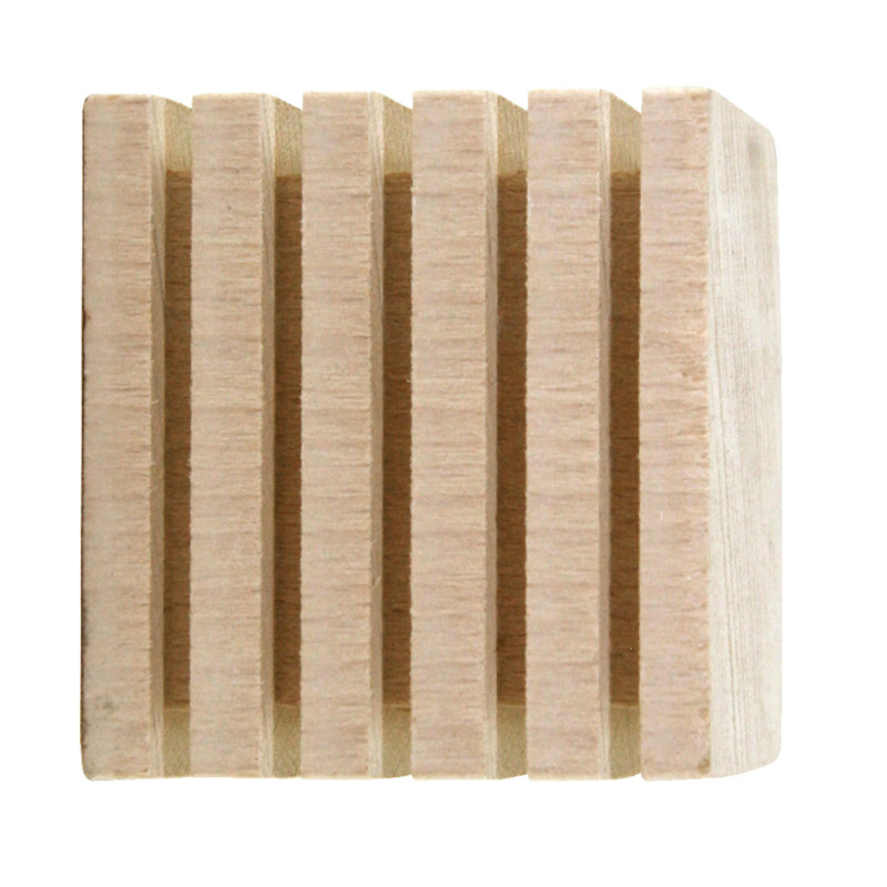 Embout de fermeture pour tringle en bois LAB cube naturel Ø 28 mm MOBOIS