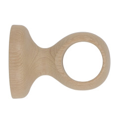 Support tringle rideau bois LAB naturel 28mm – Fixation solide | MOBOIS