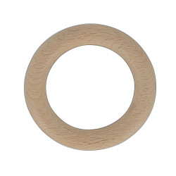 Anneau en bois LAB naturel Ø 56 mm – Lot de 10 pièces | MOBOIS