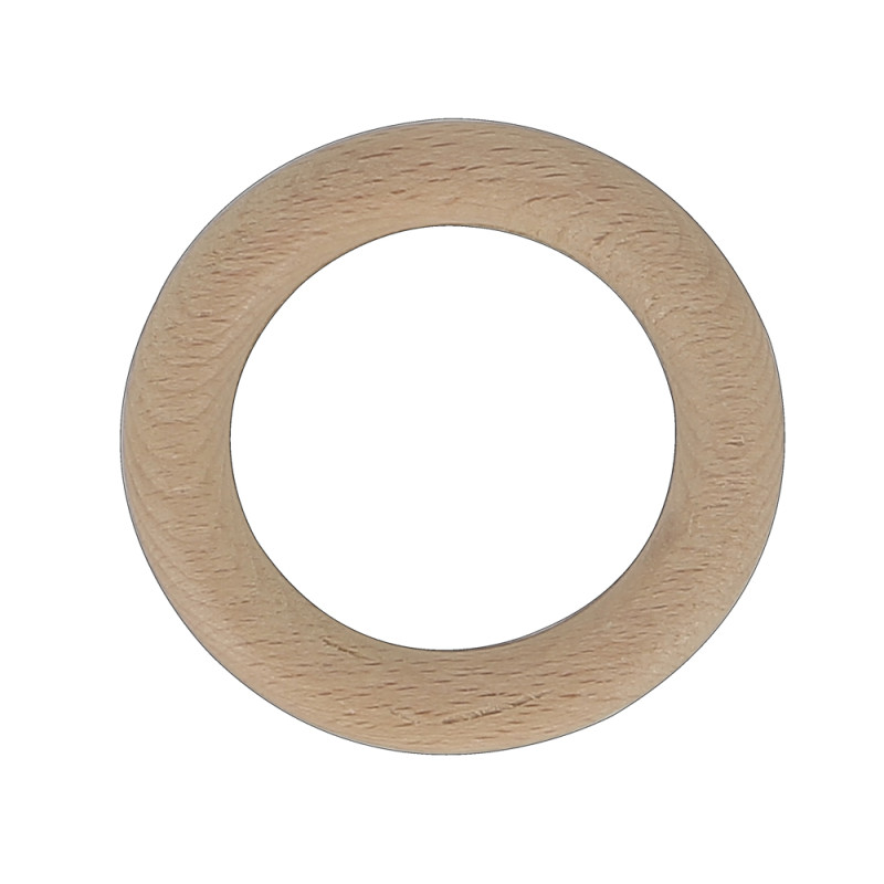 Anneau en bois LAB naturel Ø 56 mm 10 pièces MOBOIS