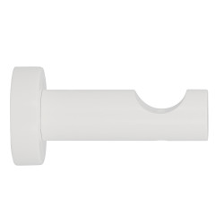 Support tringle bois blanc laqué Ø28mm – Installation facile | MOBOIS