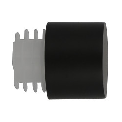 Embout tringle rideau noir mat Easy Fix – Finition parfaite | MOBOIS