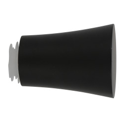 Embout tringle rideau noir mat Easy Fix – Fermeture facile | MOBOIS