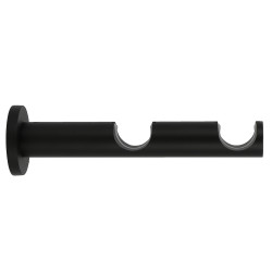 Support pour tringle double Easy Fix noir mat – Installation facile | MOBOIS