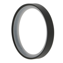 Anneau en métal plat avec bague noir mat Ø 52 mm 10 pièces MOBOIS