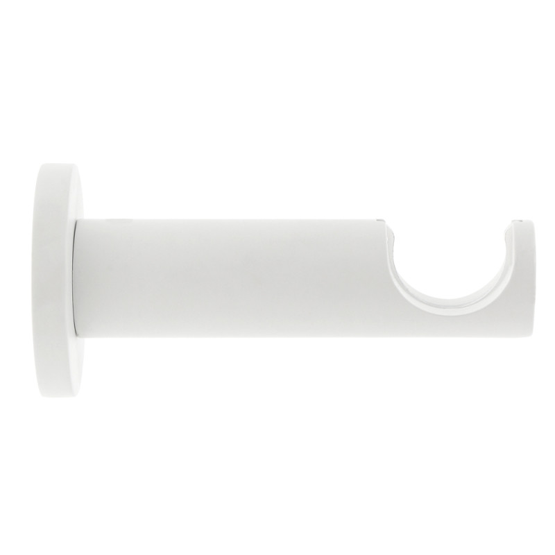 Support de tringle tige ouvert en métal Easy Fix blanc mat Ø 28 mm x 6 cm MOBOIS