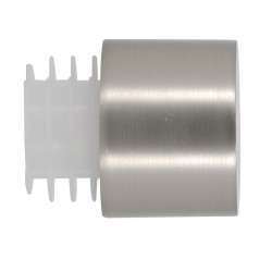 Embout tringle rideau chrome mat Easy Fix – Finition parfaite | MOBOIS