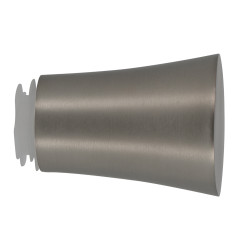 Embout de tringle à rideau Easy Fix Chrome Mat – Installation Facile