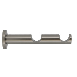 Support de tringle double Easy Fix – Chrome mat | MOBOIS