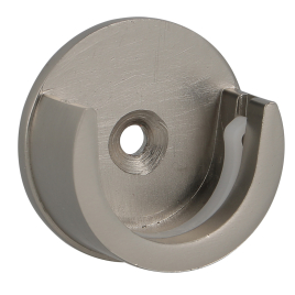 Naissance pour tringle en métal Easy Fix chrome mat Ø 28 mm 2 pièces MOBOIS