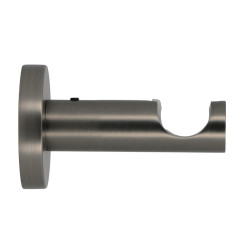 Support de tringle Easy Fix gunmetal foncé – Installation facile