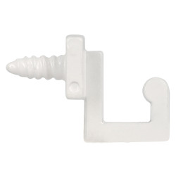 Gonds pour tringle blanc Ø 20 mm – Lot de 2 | MOBOIS