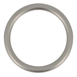 Anneau en métal nickel Ø 42 mm 10 pièces