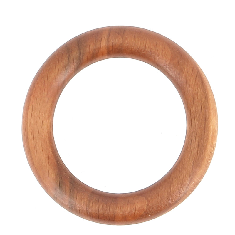 Anneau en bois merisier Ø 56 mm 10 pièces MOBOIS