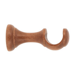 Support de tringle en bois merisier ouvert – Installation facile | MOBOIS