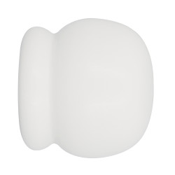 Embout tringle bois Anglais blanc laqué Ø 35mm – Lot de 2 pièces | MOBOIS