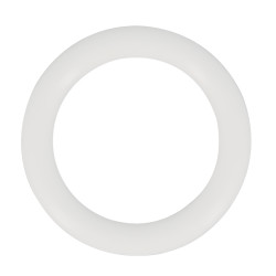 Anneau en plastique blanc Ø 70 mm 10 pièces MOBOIS