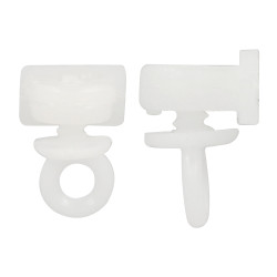 Arrêt de fin plastique rail 14x8mm – Lot de 2 pièces | MOBOIS