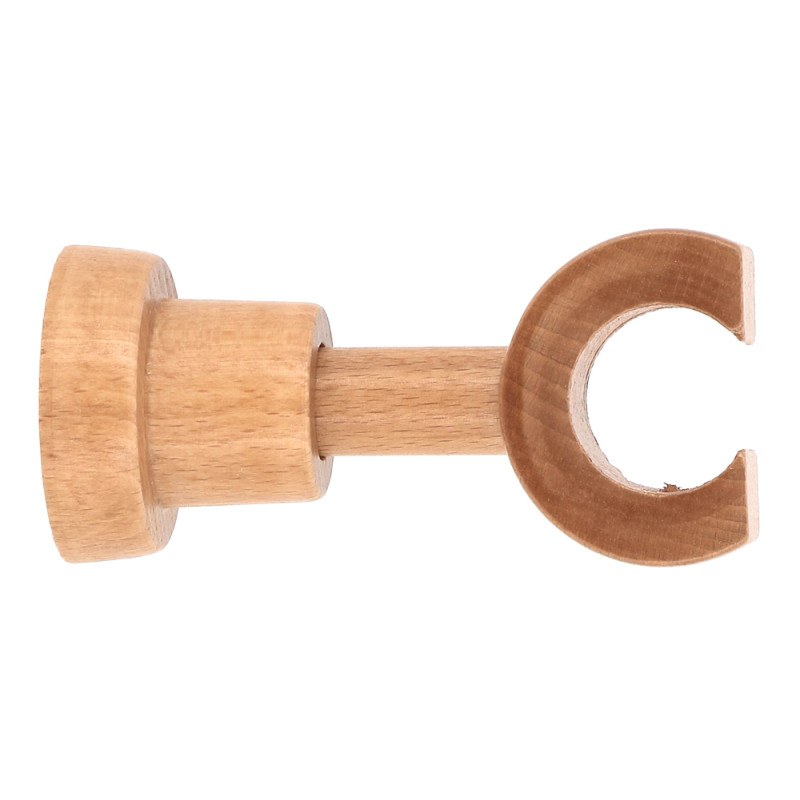 Support de rail à oeil extensible en bois hêtre Ø 28 mm x 8 - 9,5 cm MOBOIS