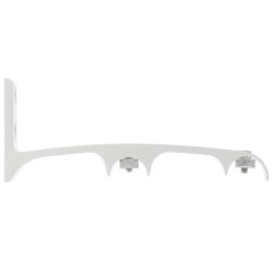 Support de rail double en métal blanc Ø 20 mm MOBOIS