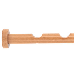 Support de tringle double en bois hêtre Ø 28 mm MOBOIS