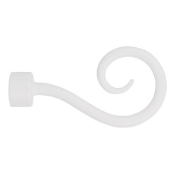 Embout tringle métal blanc Ø 20mm – Finition parfaite | MOBOIS