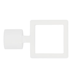 Embout tringle rideau blanc Ø16mm – Finition parfaite | MOBOIS