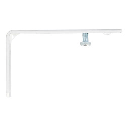Support pour rail en métal blanc 6 cm – Lot de 2 pièces | MOBOIS