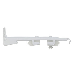 Support rail double métal blanc – 2 pièces | MOBOIS