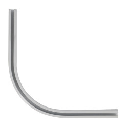 Élément d'angle pour rail en métal blanc 90° MOBOIS – Installation facile | MOBOIS