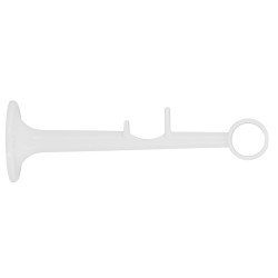Support de tringle double en métal blanc brillant Ø 20 mm MOBOIS