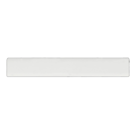 Barre de dressing ovale blanche 3 x 1,5 x 150 cm MOBOIS