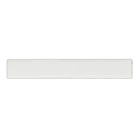 Barre de dressing ovale blanche 3 x 1,5 x 200 cm MOBOIS