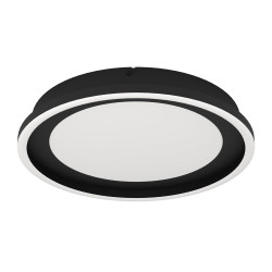 Plafonnier LED Calagrano noir Ø 38 cm 11 W EGLO