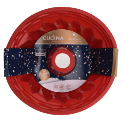 Moule à gâteau Bundt en silicone Ø 24 cm x 10,5