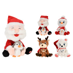 Peluche de Noël chantante 31 cm