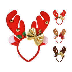 Serre-tête renne de Noël 24 x 25 cm