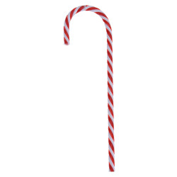 Sucre d'orge blanc et rouge 30 cm