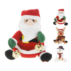 Peluche de Noël chantante 18 cm