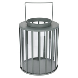 Lanterne en métal Ø 20 x 25 cm