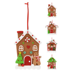 Maison en pain d'épice à suspendre 11,7 cm