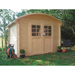 Abri de jardin en bois Dainville 28 mm 2,98 x 2,38 m | SOLID