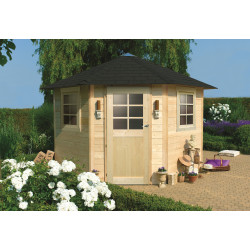 Abri de jardin Nancy 28 mm 2,55 x 2,55 m